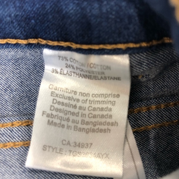 2/8$ Tag Girls Jeans Shorts Size 16 - Picture 8 of 8